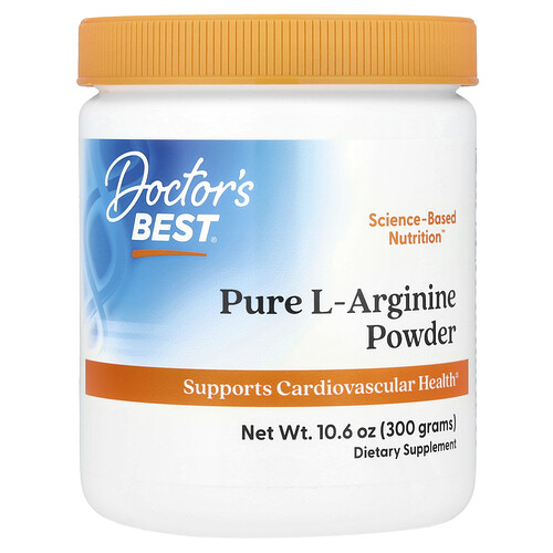 Doctor's Best ピュアL-アルギニンパウダー 300g (10.6 oz)