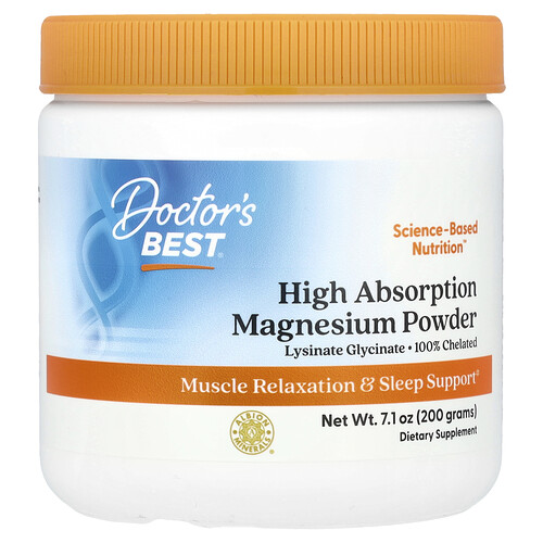 Doctor's Best ハイアブソープション マグネシウムパウダー 200g