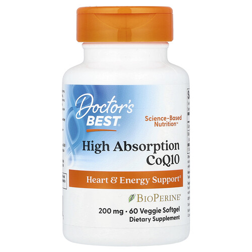 Doctor's Best ハイアブソープション CoQ10 ベジカプセル60粒