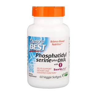 Отзывы о Докторс Бэст, Phosphatidylserine Plus DHA, 60 Veggie Softgels