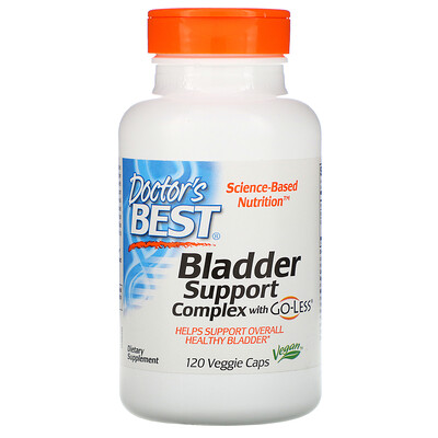 

Doctor's Best Bladder Support Complex with Go-Less, 120 Veggie Caps
