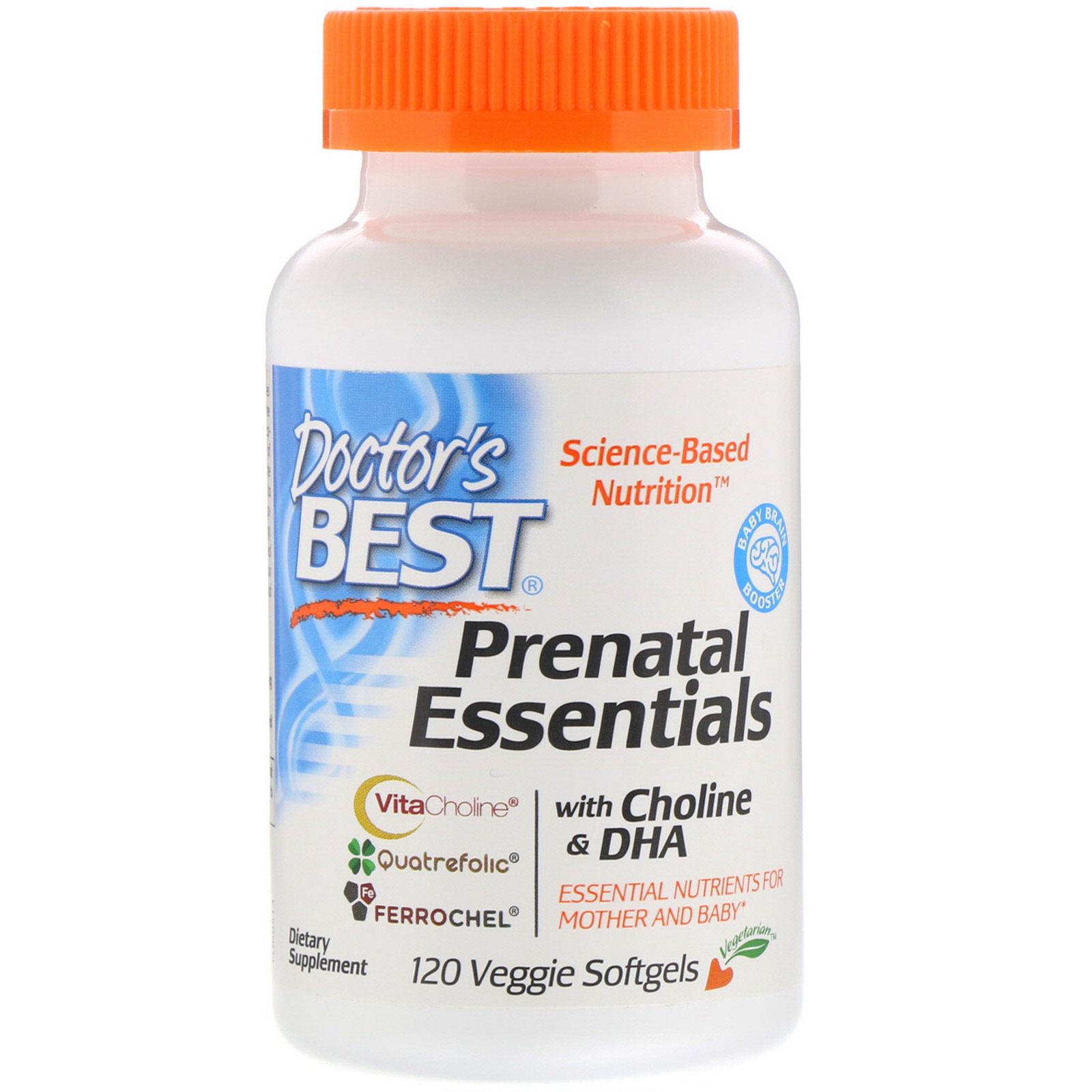 Doctor's Best, Prenatal Essentials with Choline & DHA, 120 ...