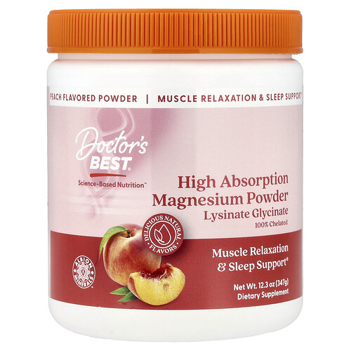 Doctor's Best, Magnesio de alta absorción en polvo, 347 g (12.3 oz)