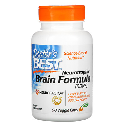 

Doctor's Best Neurotrophic Brain Fomrula, 90 Veggie Caps