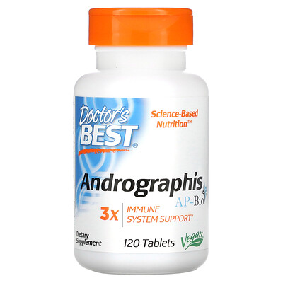 

Doctor's Best Andrographis Ap-Bio, 120 таблеток