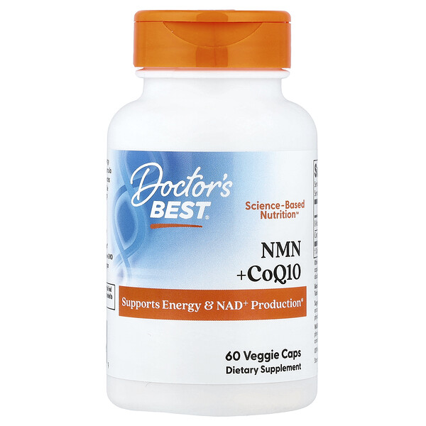 Doctor's Best NMN + CoQ10 , 60 Veggie Caps