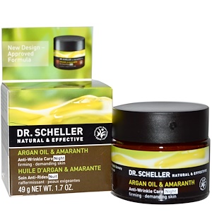 Dr. Scheller, Ночной крем против морщин, с маслом арганы и амарантом, 1,7 унции (49 г)