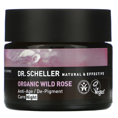 Dr. Scheller Organic Wild Rose Anti-aging De-pigment Night Care, 1.8 oz. (50 ml)