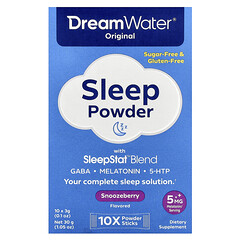 Класичний снодійний порошок із сумішшю SleepStat™, Snooze Berry, 10 пакетиків-стіків по 3 г (0,1 унції)