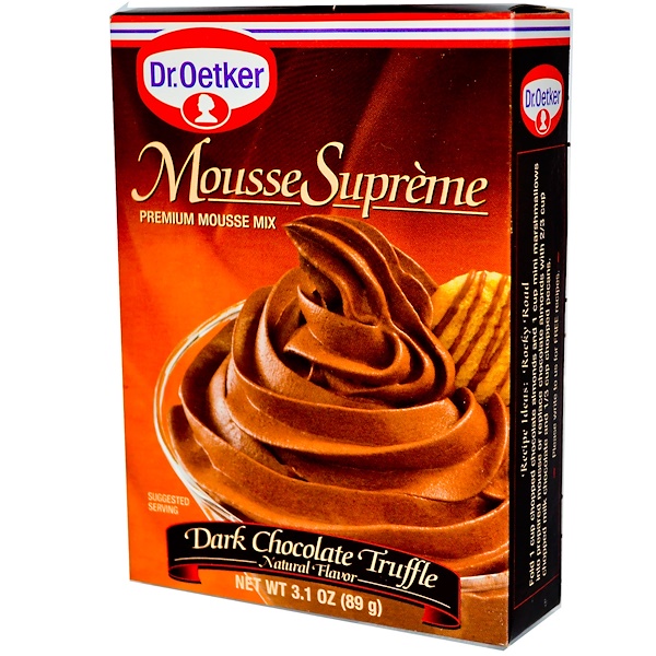 Dr.oetker instant Mousse Mix, Dark chocolate truffle (058336131707)