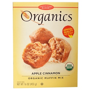 Отзывы о Юропеан Гурмэ Бейкари, Organic Muffin Mix, Apple Cinnamon, 16 oz (453 g)