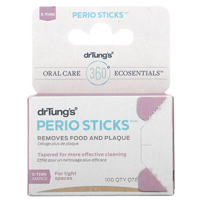 Dr. Tung's Perio Sticks, X-Thin, 100 зубочисток