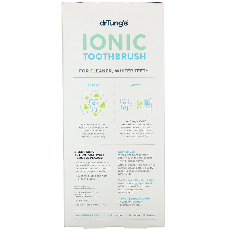 Dr. Tung's, Ionic Toothbrush , 1 Toothbrush iHerb