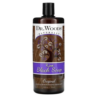 

Dr. Woods Сырое черное мыло, оригинальное, 946 мл (32 жидких унции)