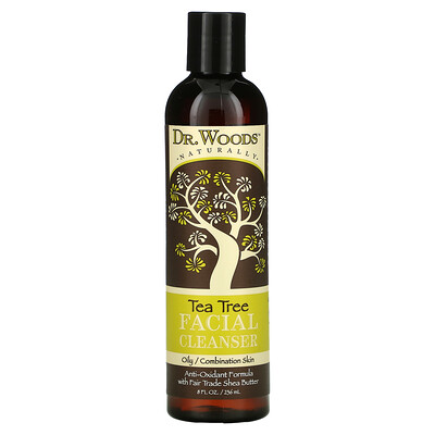 Dr. Woods очищающее средство для лица, чайное дерево, 236 мл (8 жидк. унций)