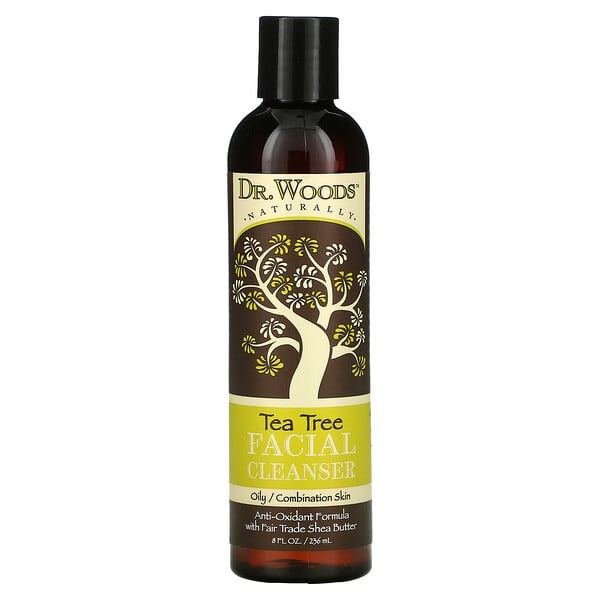 Dr. Woods, Facial Cleanser, Tea Tree, 8 fl oz (236 ml)