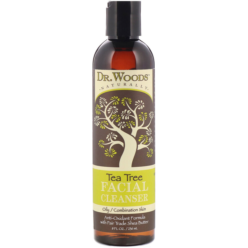 Dr. Woods, Gezichtsreiniger, Tea Tree, 8 fl oz (236 ml)