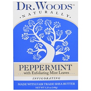 Доктор Вудс, Castile Soap, Peppermint, 5.25 oz (149 g) отзывы покупателей