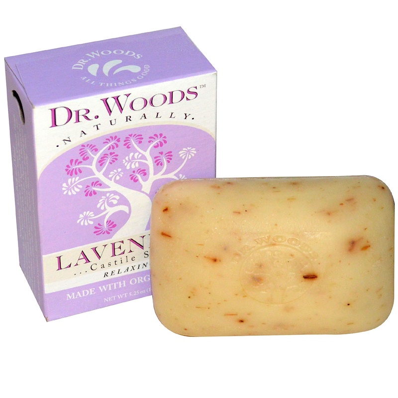 Dr Woods Castile Soap Lavender 525 Oz 149 G Iherb