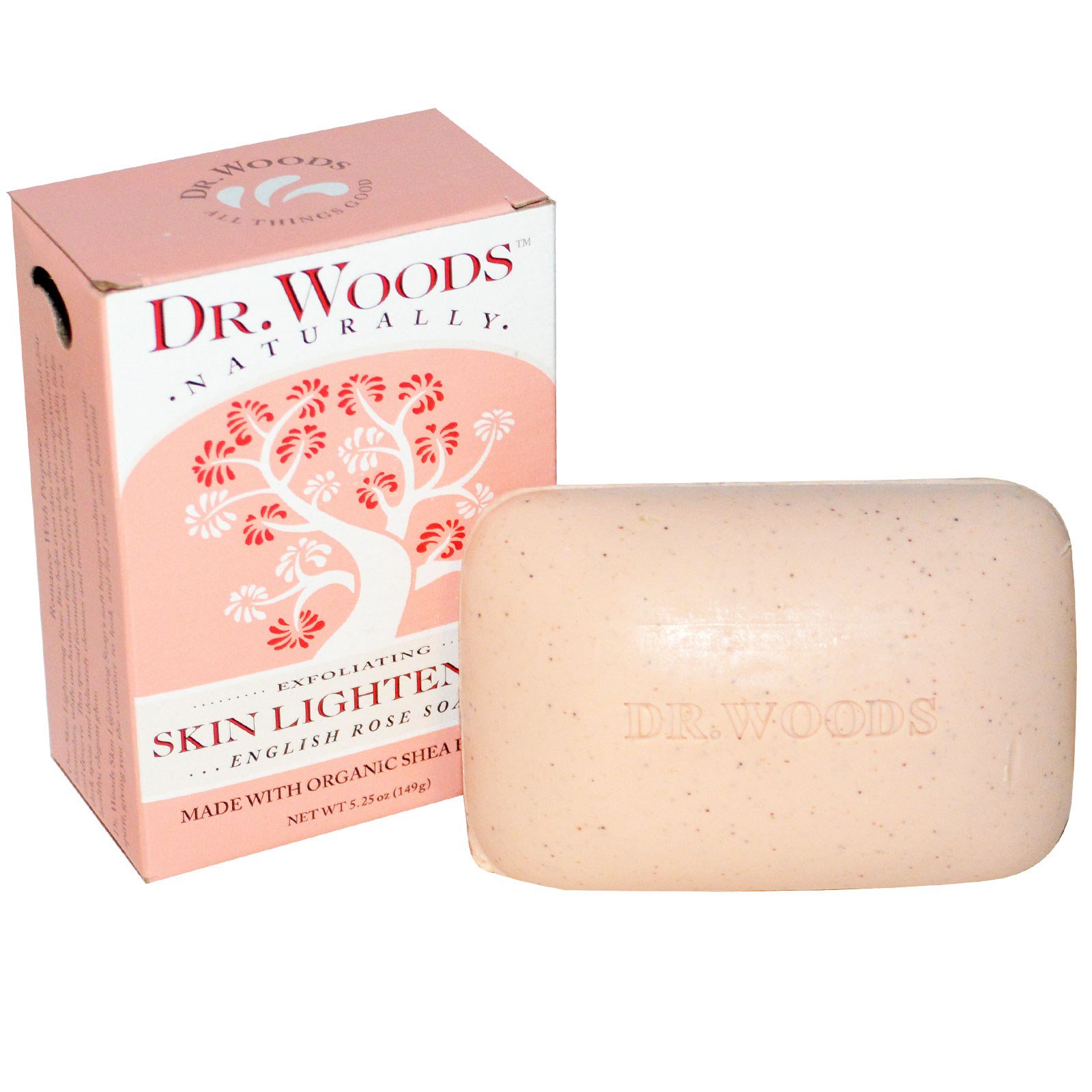 Dr. Woods, English Rose Soap, Skin Lightening, 5.25 oz 