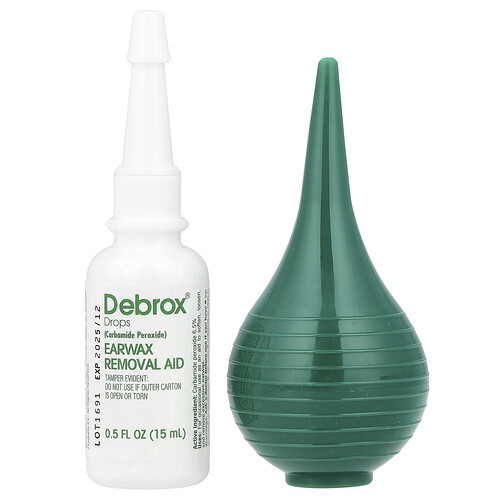 Debrox Earwax Removal Kit, 0.5 fl oz (15 ml)