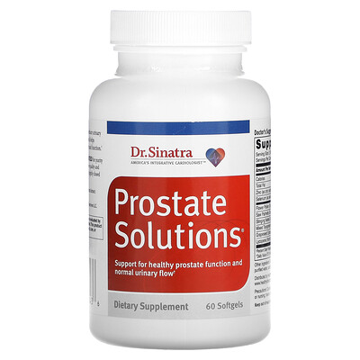 

Dr. Sinatra Prostate Solutions, 60 мягких таблеток