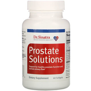 Dr. Sinatra, Prostate Solutions® 前列摄护腺健康幫助软胶囊，60 粒装