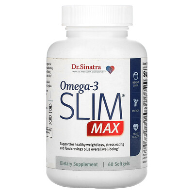 

Dr. Sinatra Omega-3 Slim MAX 60 мягких таблеток