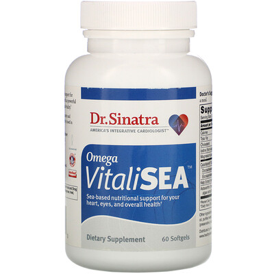 Dr. Sinatra Omega VitaliSEA, 60 Softgels