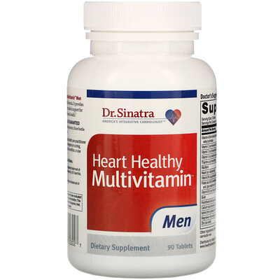 Dr. Sinatra Heart Healthy Multivitamin, Men, 90 Tablets
