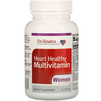Dr. Sinatra Heart Healthy Multivitamin, Women, 90 Tablets