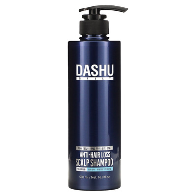 Dashu шампунь для кожи головы против выпадения волос, 500 мл (16,9 унции)