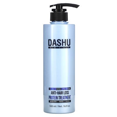 Dashu уход против выпадения волос, с протеинами, 500мл (16,9жидк.унций)