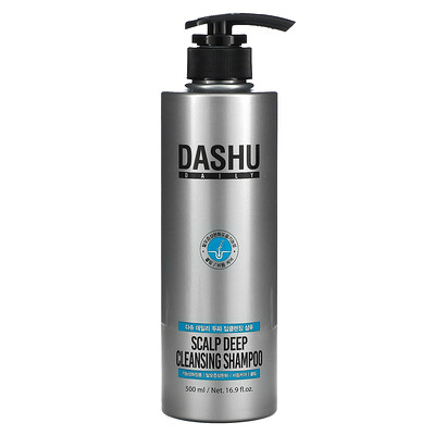 Dashu Daily, шампунь для глубокого очищения кожи головы, 500 мл (16,9 жидк. Унции)