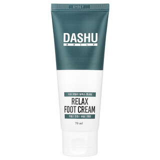 Dashu, Dagelijkse, ontspannende voetcrème, 70 ml