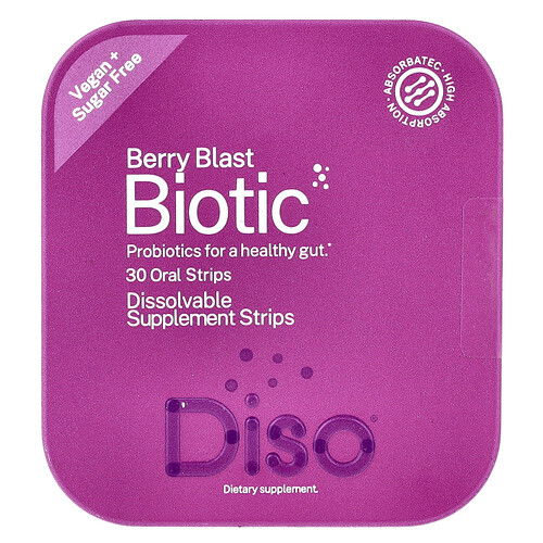 Diso, Biotic, Berry Blast, Berry Blast, 30 orale Streifen