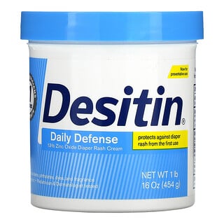Desitin, كريم لعلاج الالتهاب الناتج عن الحفاضات، للحماية اليومية، 16 أونصة (453 جم)