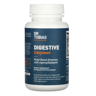 Dr. Tobias Digestive Enzymes, 60 Capsules