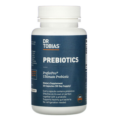 Dr. Tobias Prebiotics, 30 Capsules
