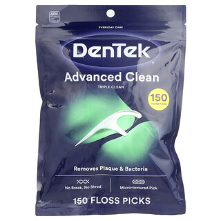 DenTek, 어드밴스드 클린 일회용 치실, 마우스워시 블라스트, 일회용 치실 150개