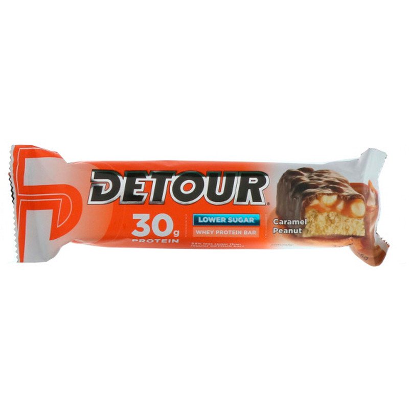 Detour, Whey Protein Bar, Caramel Peanut, 12 Bars, 3 oz (85 g) Each - iHerb