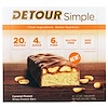 Detour, Simple, Whey Protein Bars, Caramel Peanut, 12 Bars, 2.1 oz (60 g) Each