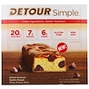 Detour, Simple, Whey Protein Bars, Salted Caramel Cookie Dough, 12 Bars, 2.1 oz (60 g) Each