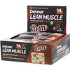 Detour, Lean Muscle Bar, Chocolate Candy Crunch M&M's, 12 Bars, 1.9 oz (55 g)