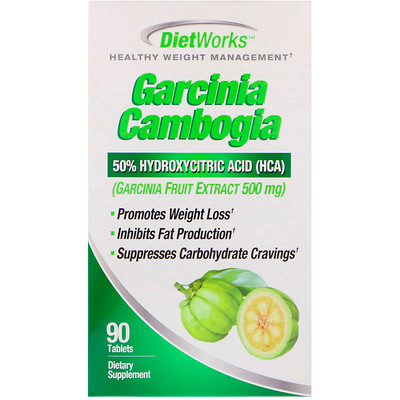 DietWorks Garcinia Cambogia, 90 Tablets