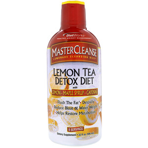 Отзывы о DietWorks, MasterCleanse, Lemon Tea Detox Diet, 32 fl oz (946 ml)