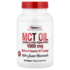 MCT, олія, 1000 мг, 90 капсул