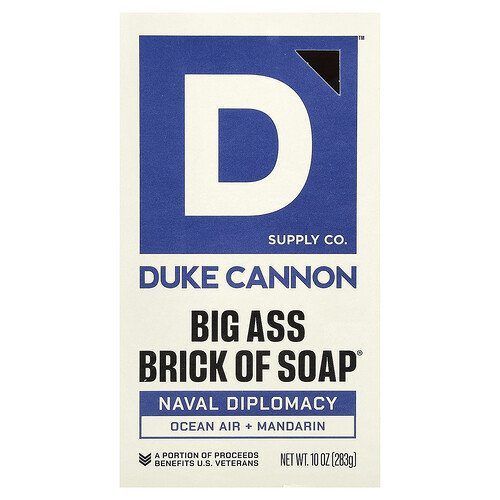 Duke Cannon Supply Co., Riesiges Seifenstück, Naval Diplomacy, 283 g (10 oz.)