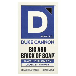 Duke Cannon Supply Co., Big Brick Of Bar Soap®, Naval Diplomacy, 283 g (10 oz)