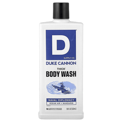 Duke Cannon Supply Co., Thick® Body Wash, Duschgel, Marinediplomatie, 532 ml (18 fl. oz.)